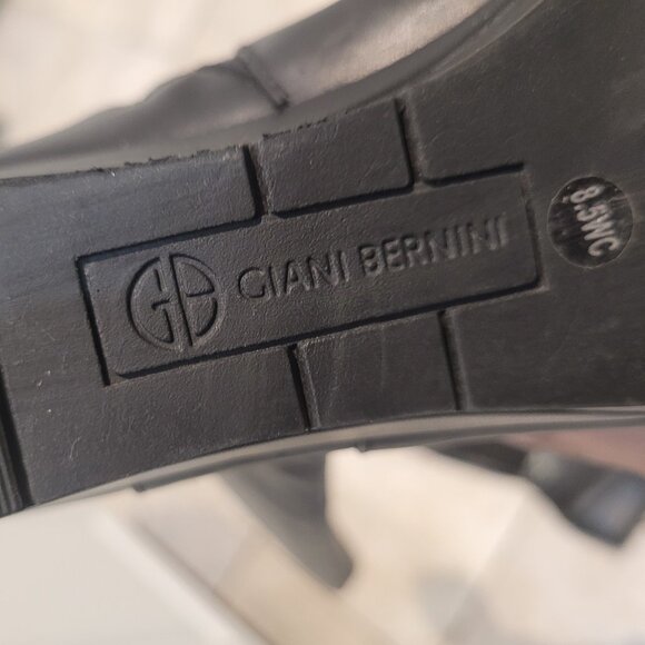 Giani Bernini*Leather & Suede Boots*Size 8* with Extended Calf* Barely Worn - Picture 3 of 10